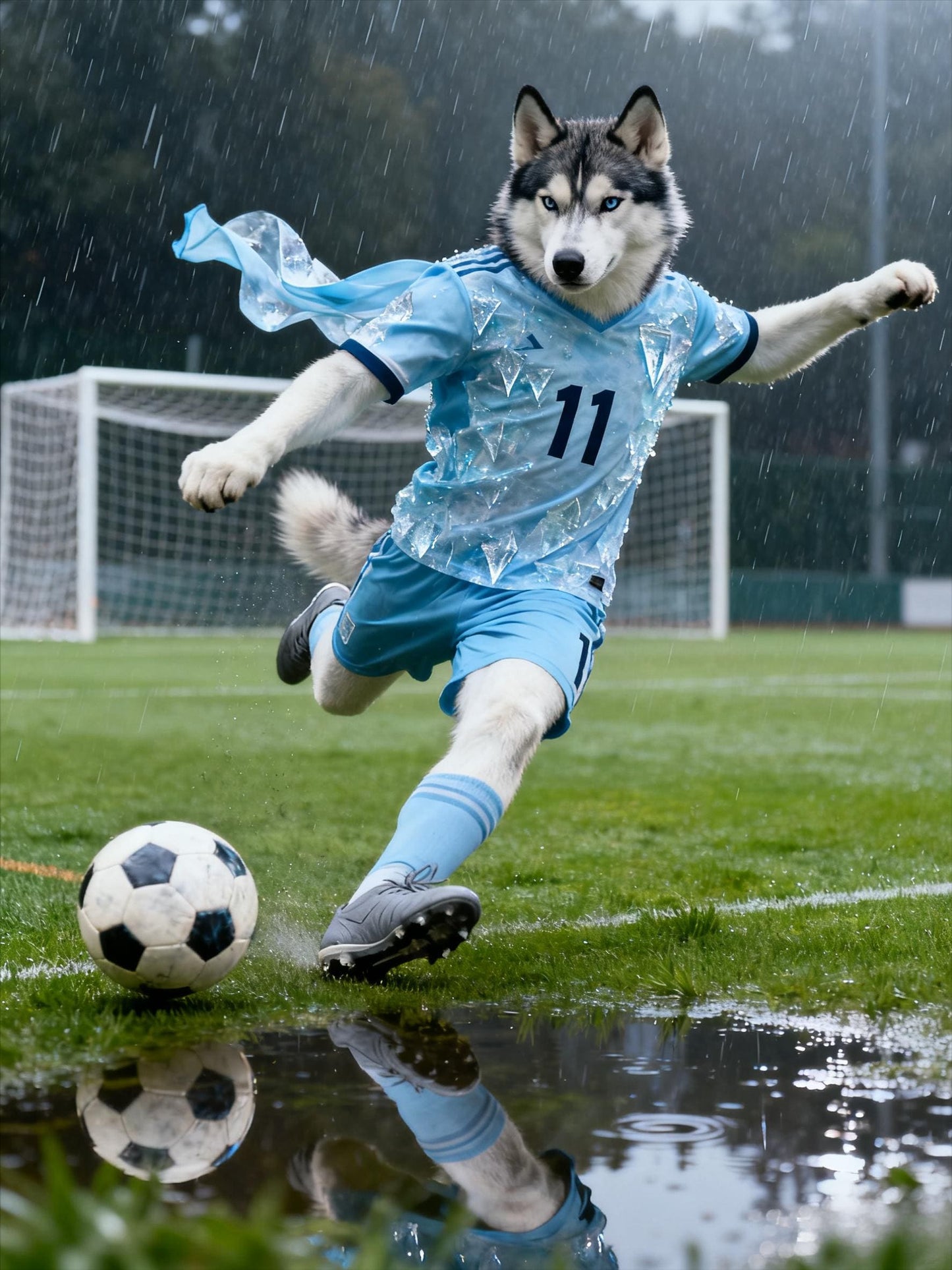 Football Pet Portrait Midjourney Prompts: AI Animal Art (PDF)