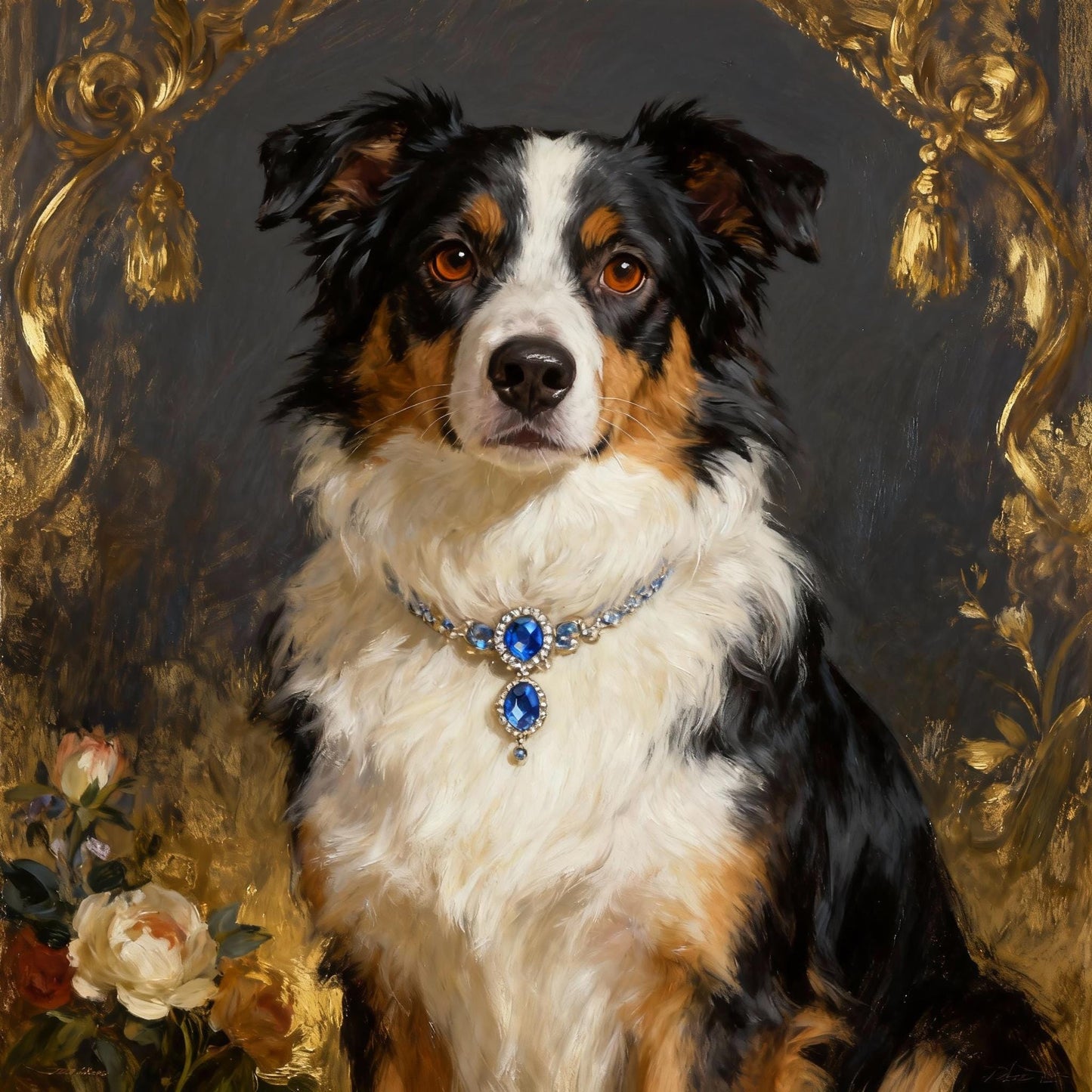 Custom oil painting Portraits Using Pet Photo Personalized Digital pet Portraits Custom dog Painting Portraits Pet Memorial Art