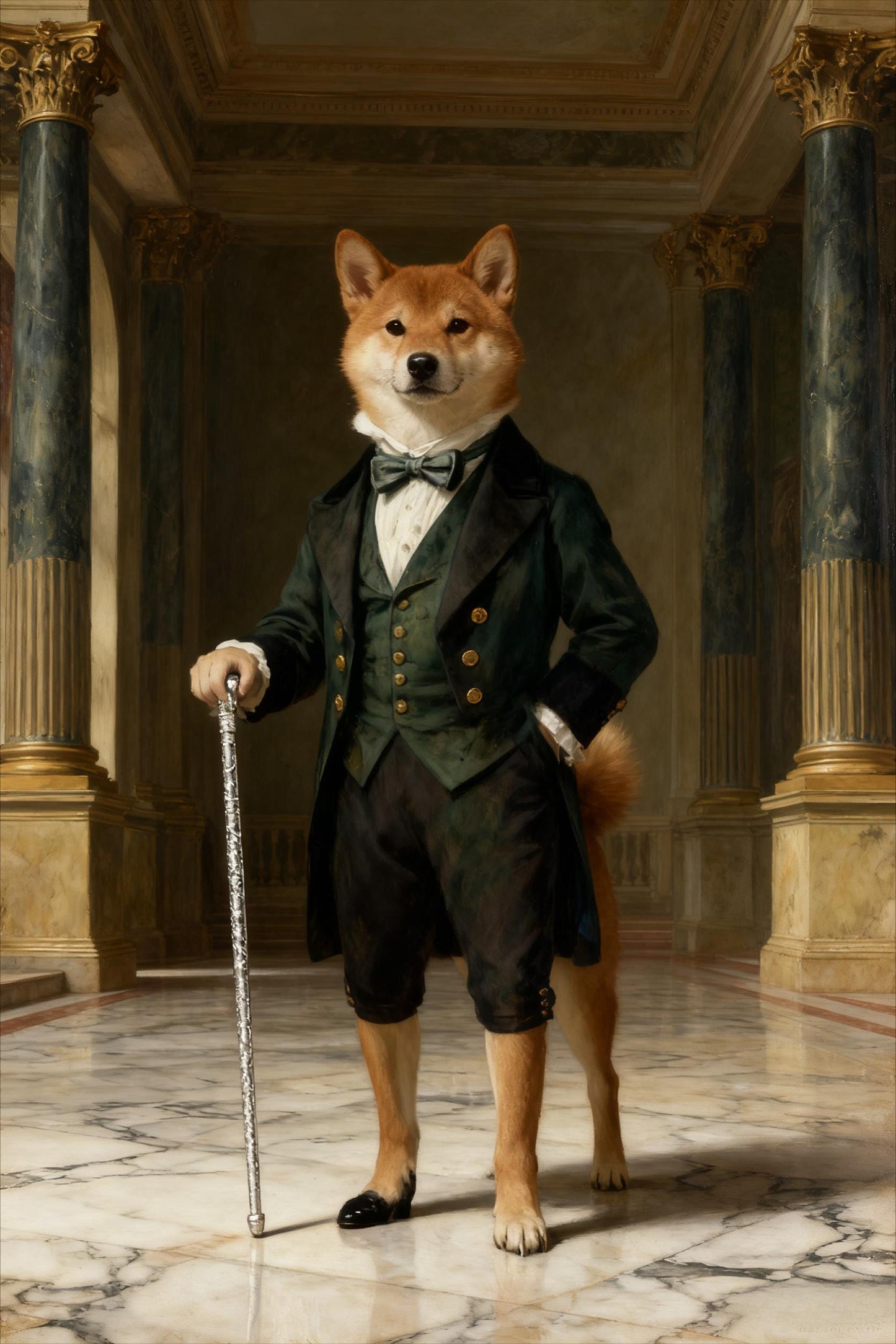 Midjourney Prompts: Court Oil Painting Pet Portraits (PDF Guide)Personalized Gift for your pet