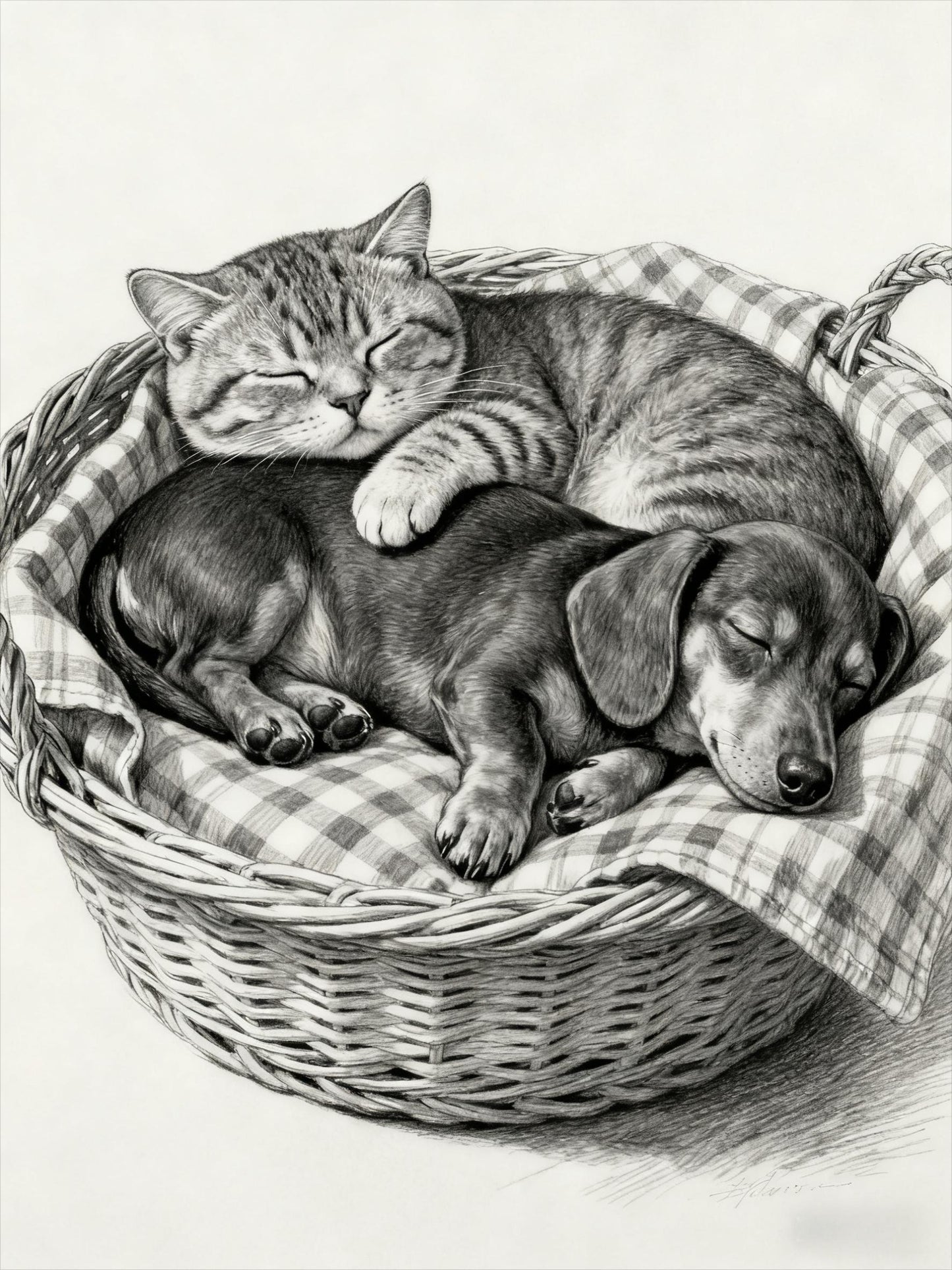 Custom Pet Sketch Portrait: Personalized Pet Art (Digital Download)