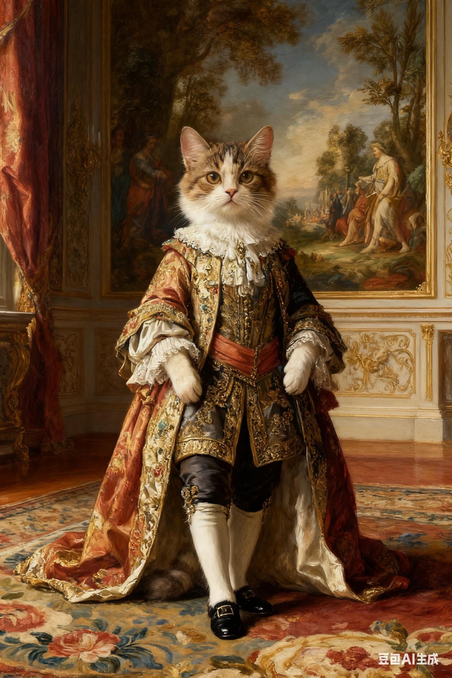 Custom Pet Portrait: Renaissance Lawyer Pet Art (Digital Download)