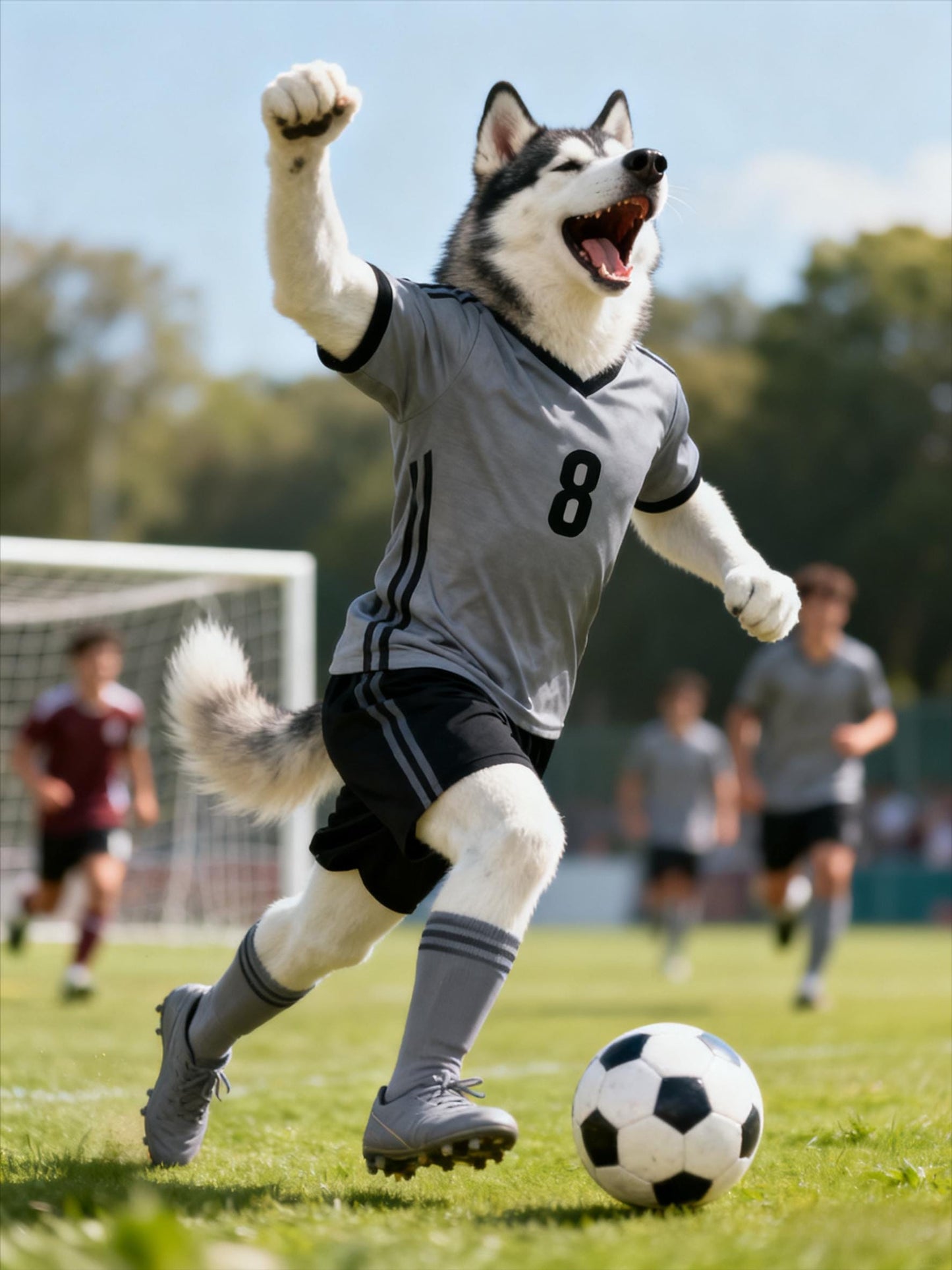 Football Pet Portrait Midjourney Prompts: AI Animal Art (PDF)