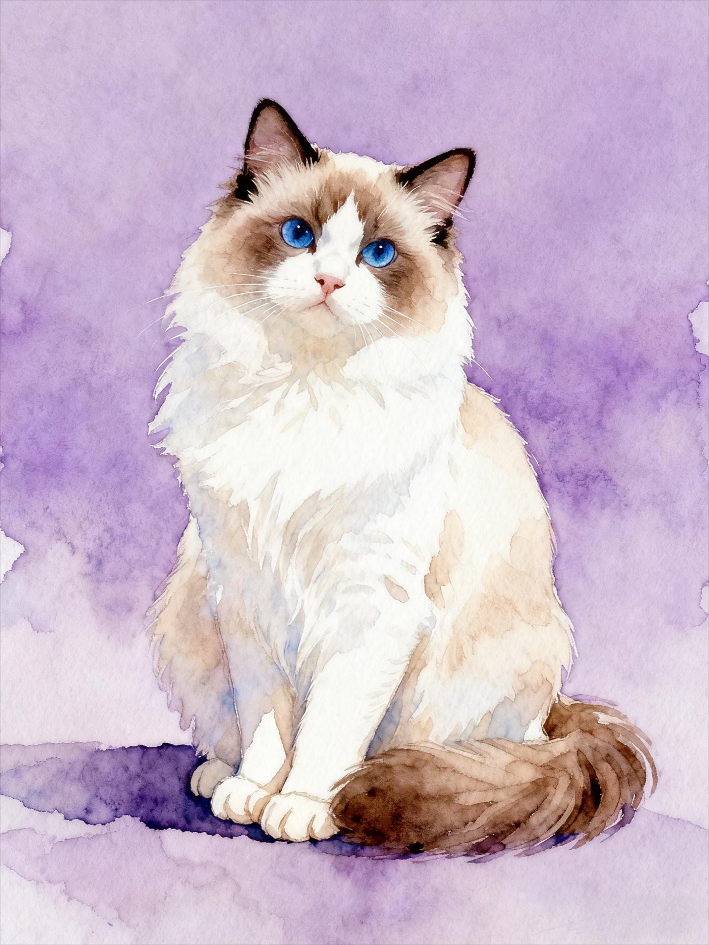 Midjourney Watercolor Pet Portrait Prompts: AI Art (Digital Download)Personalized Gift for your pet