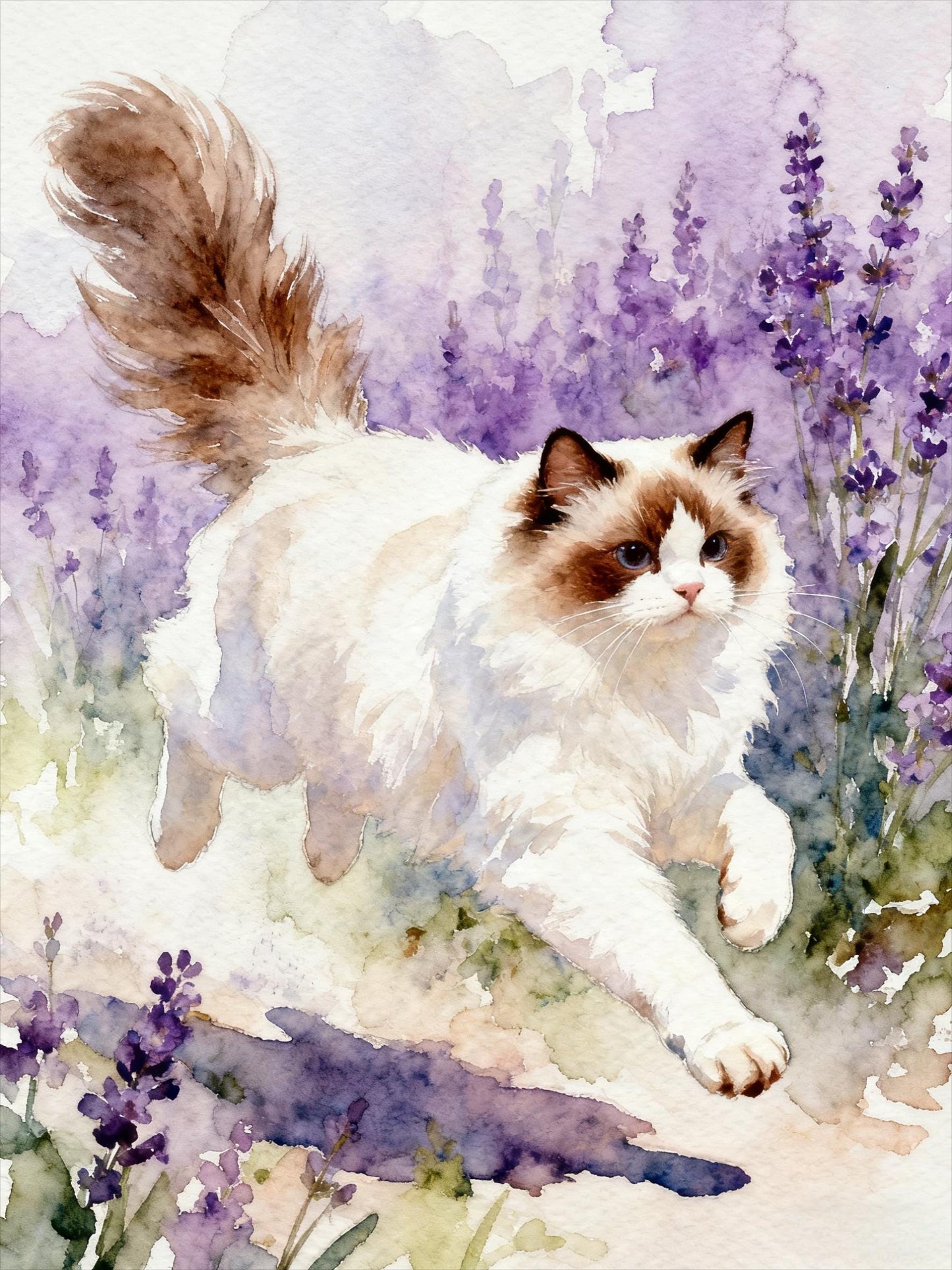 Midjourney Watercolor Pet Portrait Prompts: AI Art (Digital Download)Personalized Gift for your pet