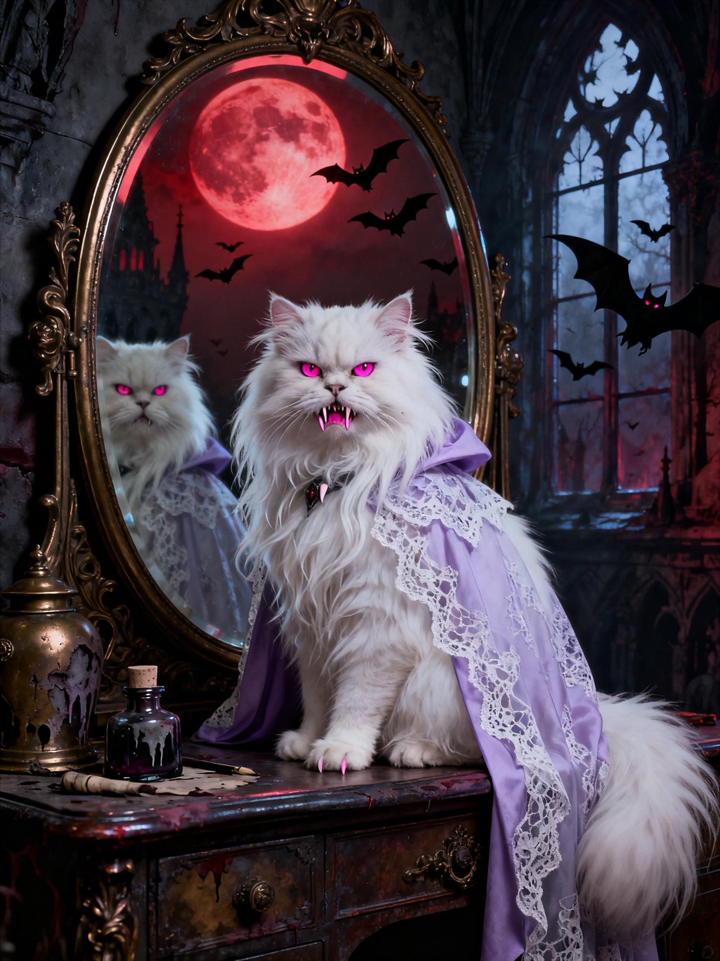 2025 Halloween Pet Portrait: Personalized Digital Art Gift (Digital Download)