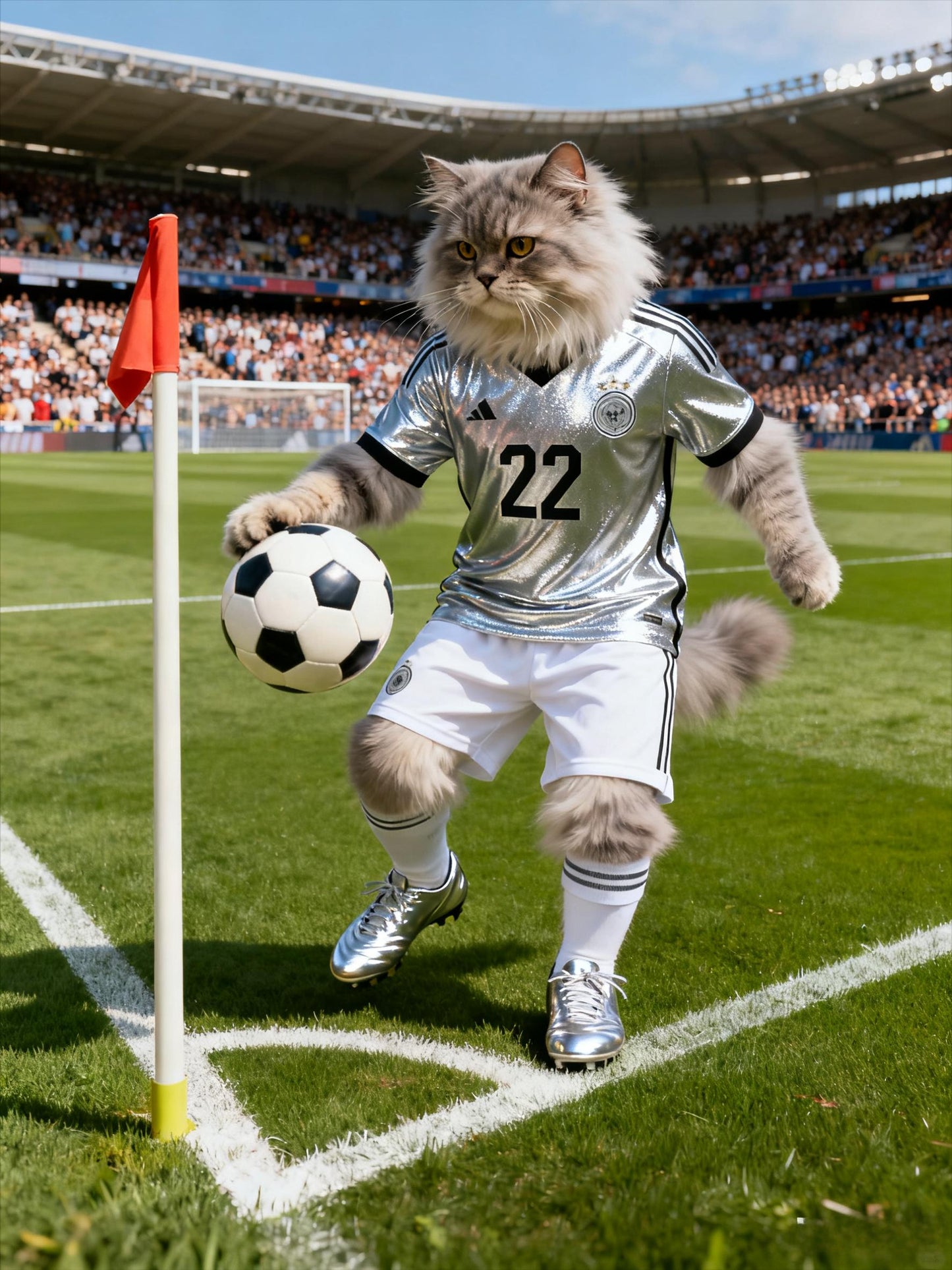 Football Pet Portrait Midjourney Prompts: AI Animal Art (PDF)