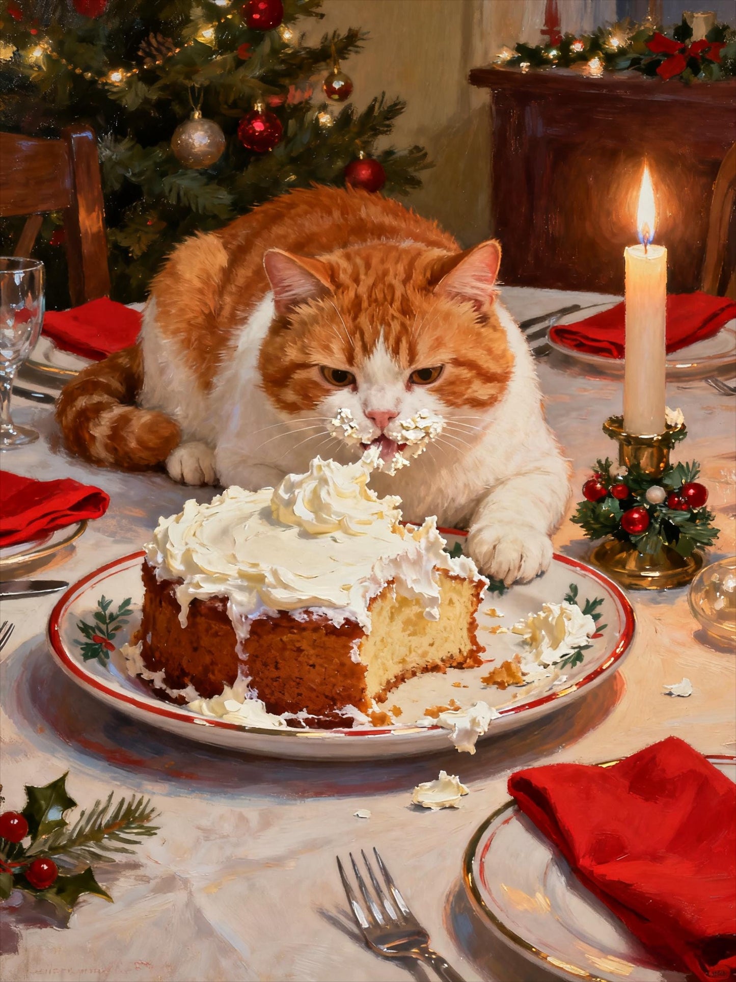 Christmas Pet Portrait Midjourney Prompts: AI Animal Art (PDF)