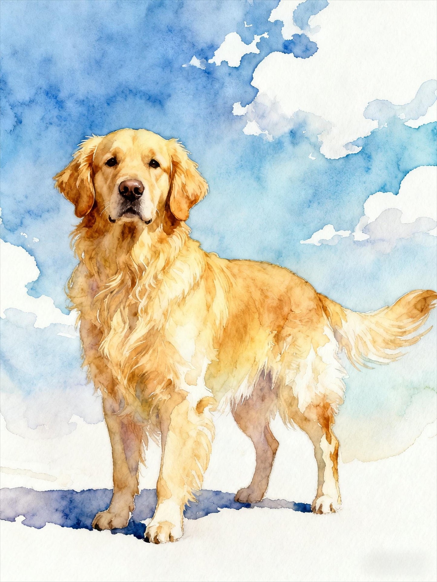 Midjourney Watercolor Pet Portrait Prompts: AI Art (Digital Download)Personalized Gift for your pet