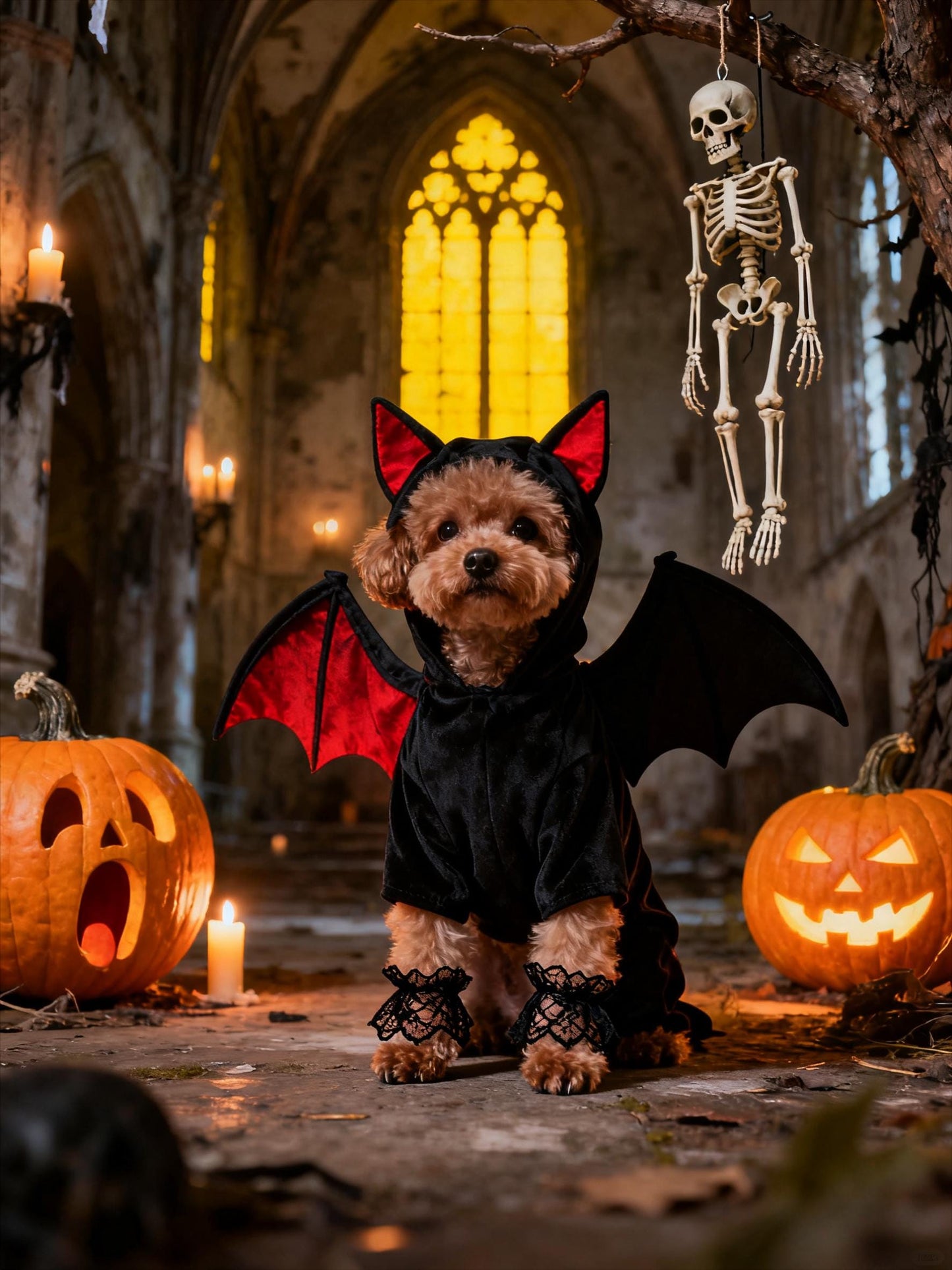 2025 Halloween Pet Portrait: Personalized Digital Art Gift (Digital Download)