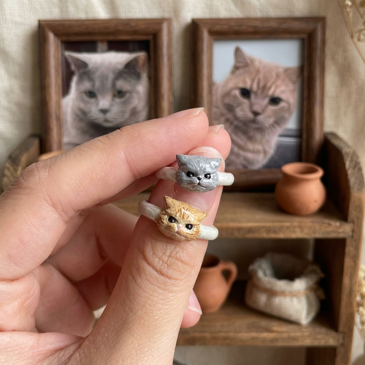 Custom Pet Portrait Bracelet Bead - Hand-Sculpted Pet Head, Compatible with Basic Chains, Multi-Pet Bead Combination Available, Engravable, Versatile Daily Accessory ✨