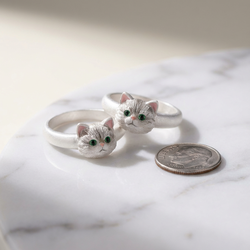 Custom Pet Portrait Bracelet Bead - Hand-Sculpted Pet Head, Compatible with Basic Chains, Multi-Pet Bead Combination Available, Engravable, Versatile Daily Accessory ✨