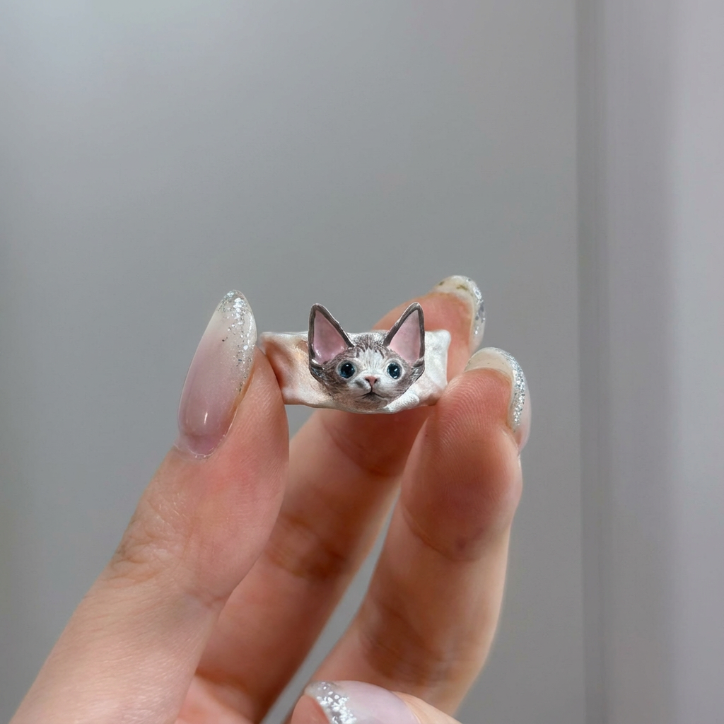 Custom Pet Portrait Bracelet Bead - Hand-Sculpted Pet Head, Compatible with Basic Chains, Multi-Pet Bead Combination Available, Engravable, Versatile Daily Accessory ✨